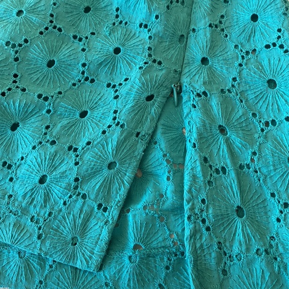 Kenar Turquoise Embroidered tunic shirt - Picture 4 of 4
